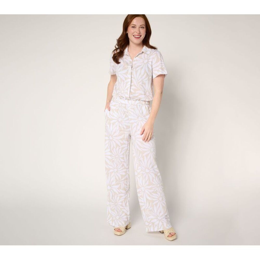 Belle by Kim Gravel Women's Petite Dress PXL Pet Cabana Knit Good White A688207
